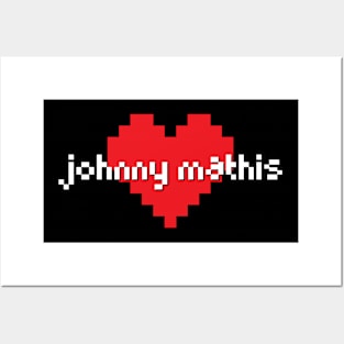 Johnny mathis -> pixel art Posters and Art